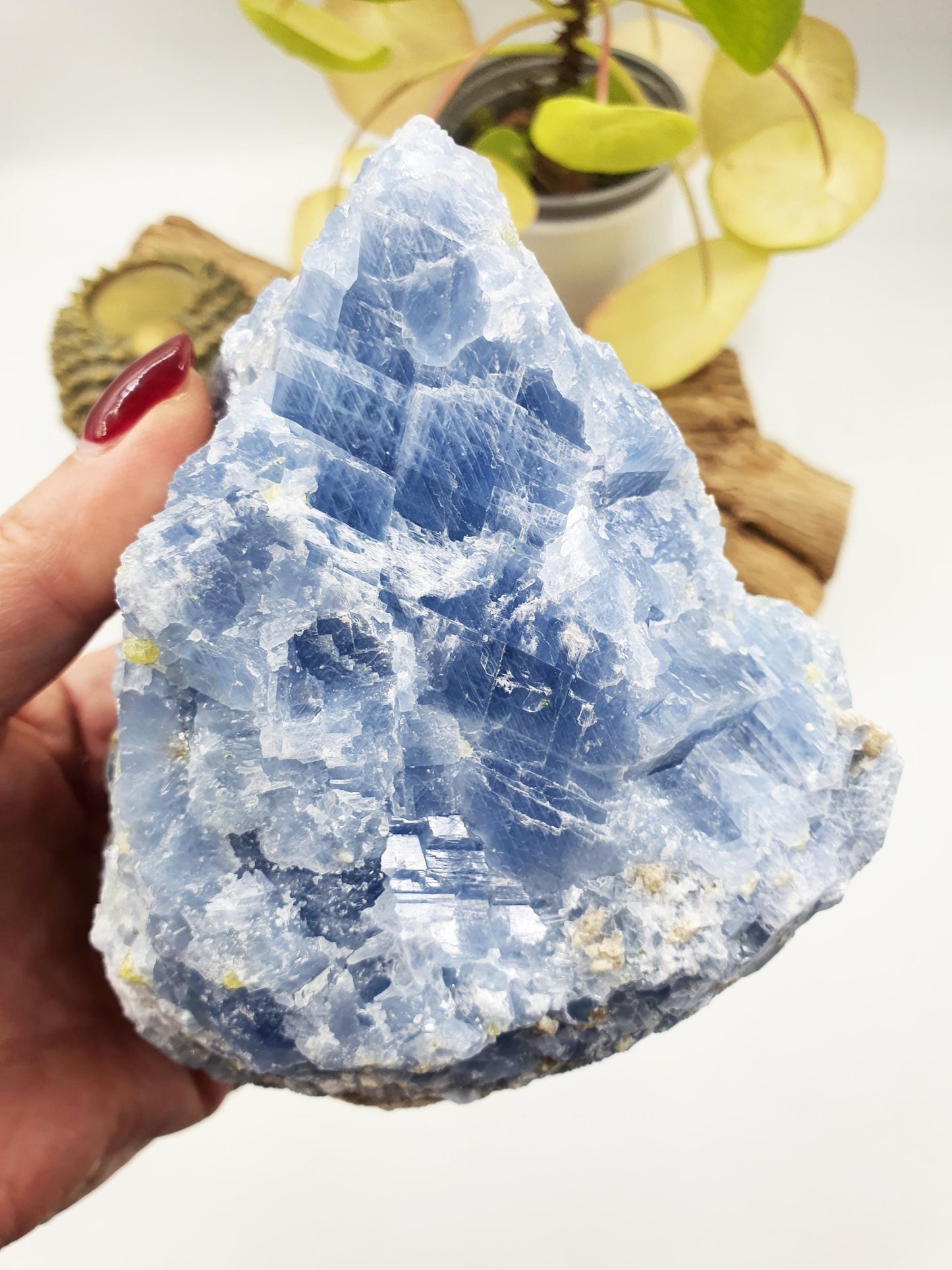 Stunning Large Raw Celestite / Raw Celestite Specimen / Sparkly Large Raw Celestite Piece / Celstite Chunk - 945g
