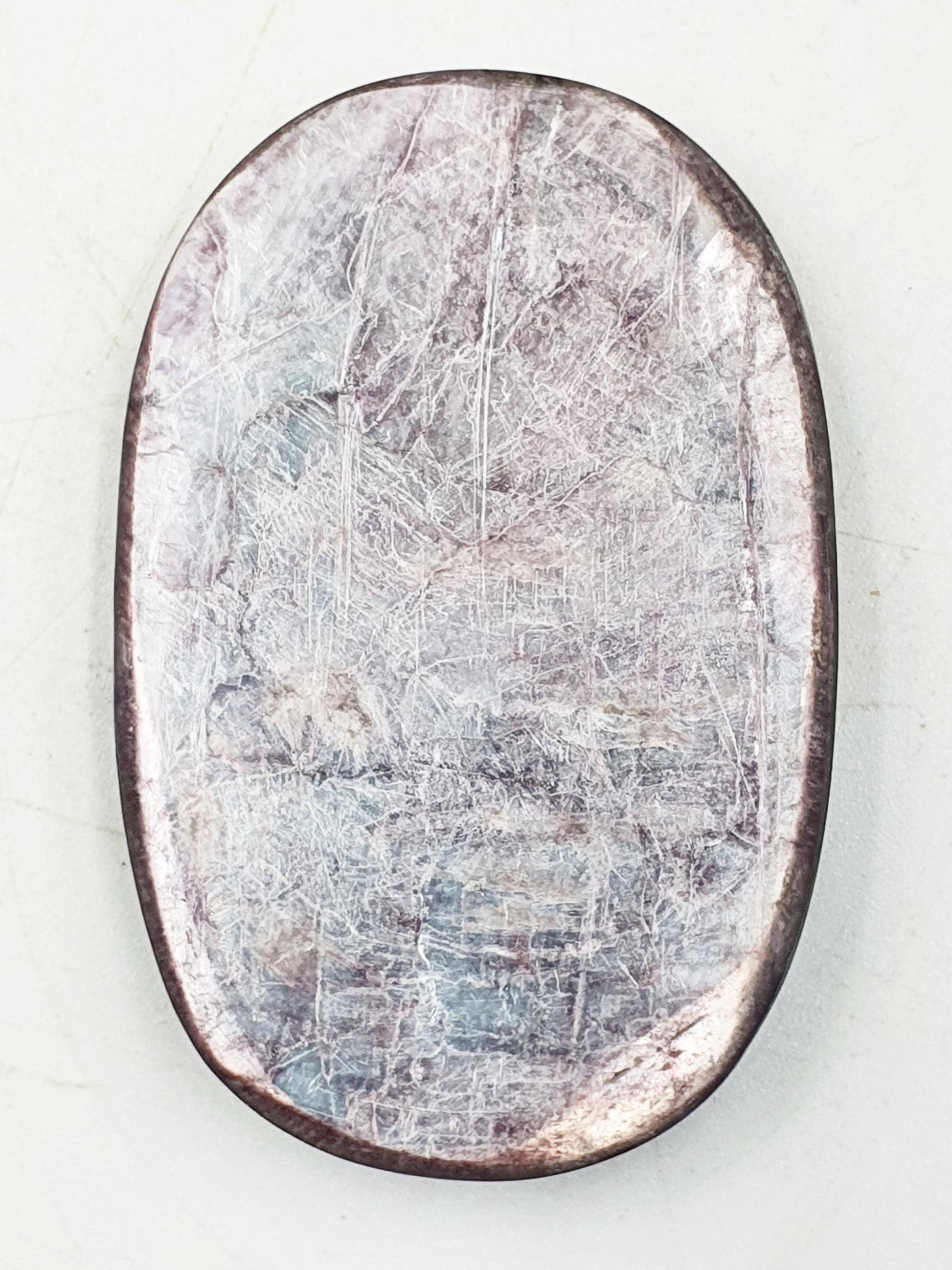 Incredible Purple Mica Palm / Purple Mica Palm Stone / Lepidolite Palm / Meditation Palm / Reiki Crystal Palm - 35g