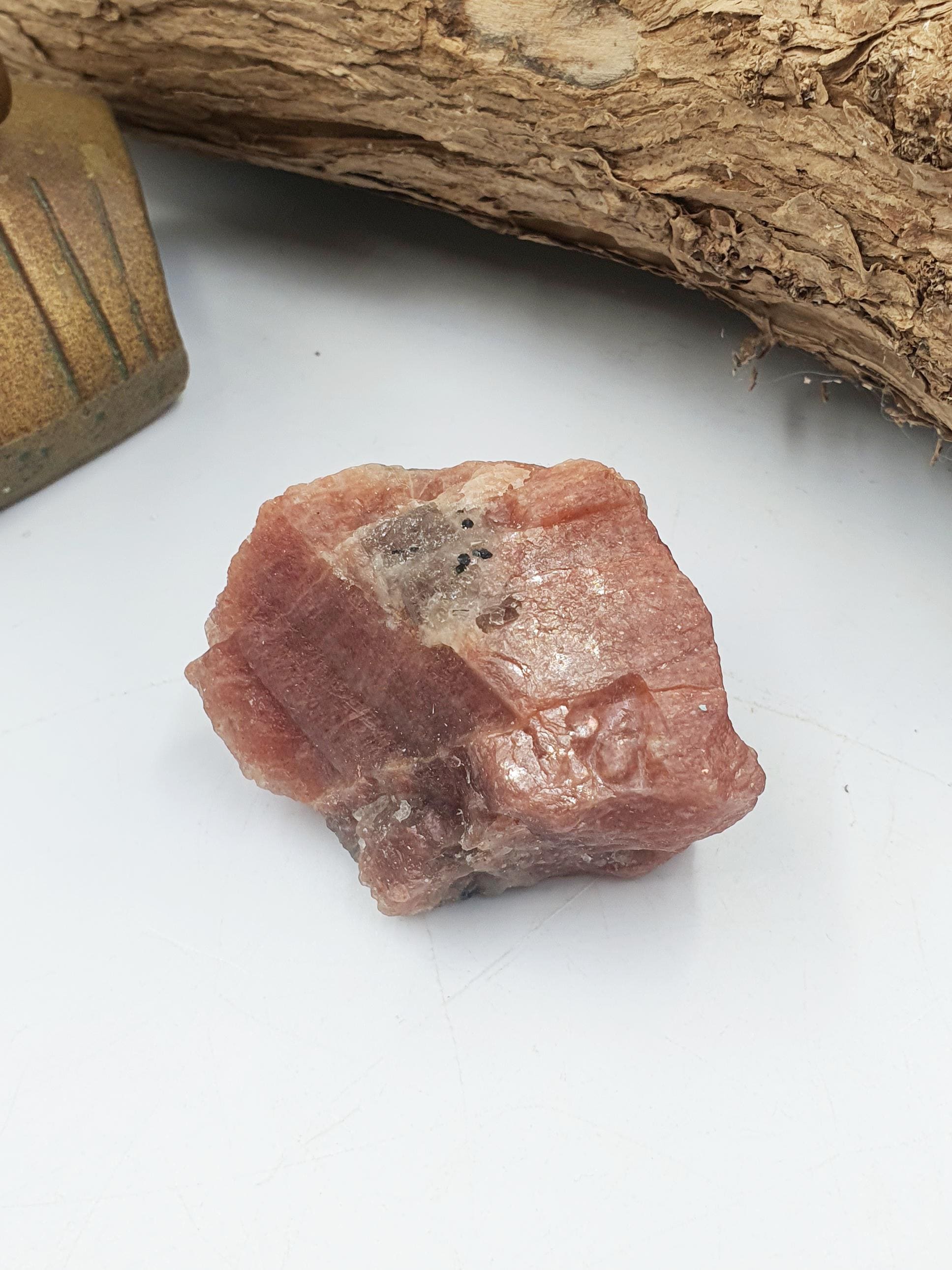 Flashy Raw Sunstone / Sunstone Specimen / Rough Sunstone / Natural Sunstone Chunk - 90g