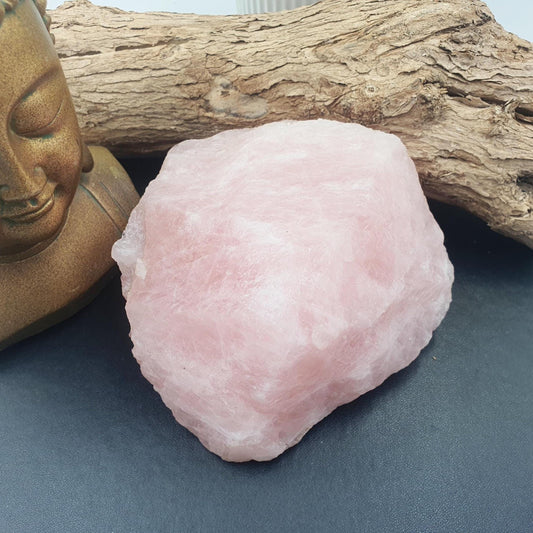 Large Raw Rose Quartz / Rose Quartz Chunk / Raw Rose Quartz / Large Raw Crystal / Home Decor - 965g