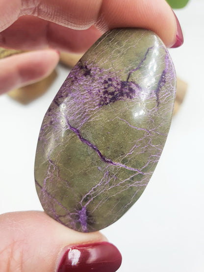 Little Cute Atlantisite Palm / Atlantisite Palm Stone / Collectors Crystal Palm / Reiki Crystal Palm / Meditation Stone - 25g
