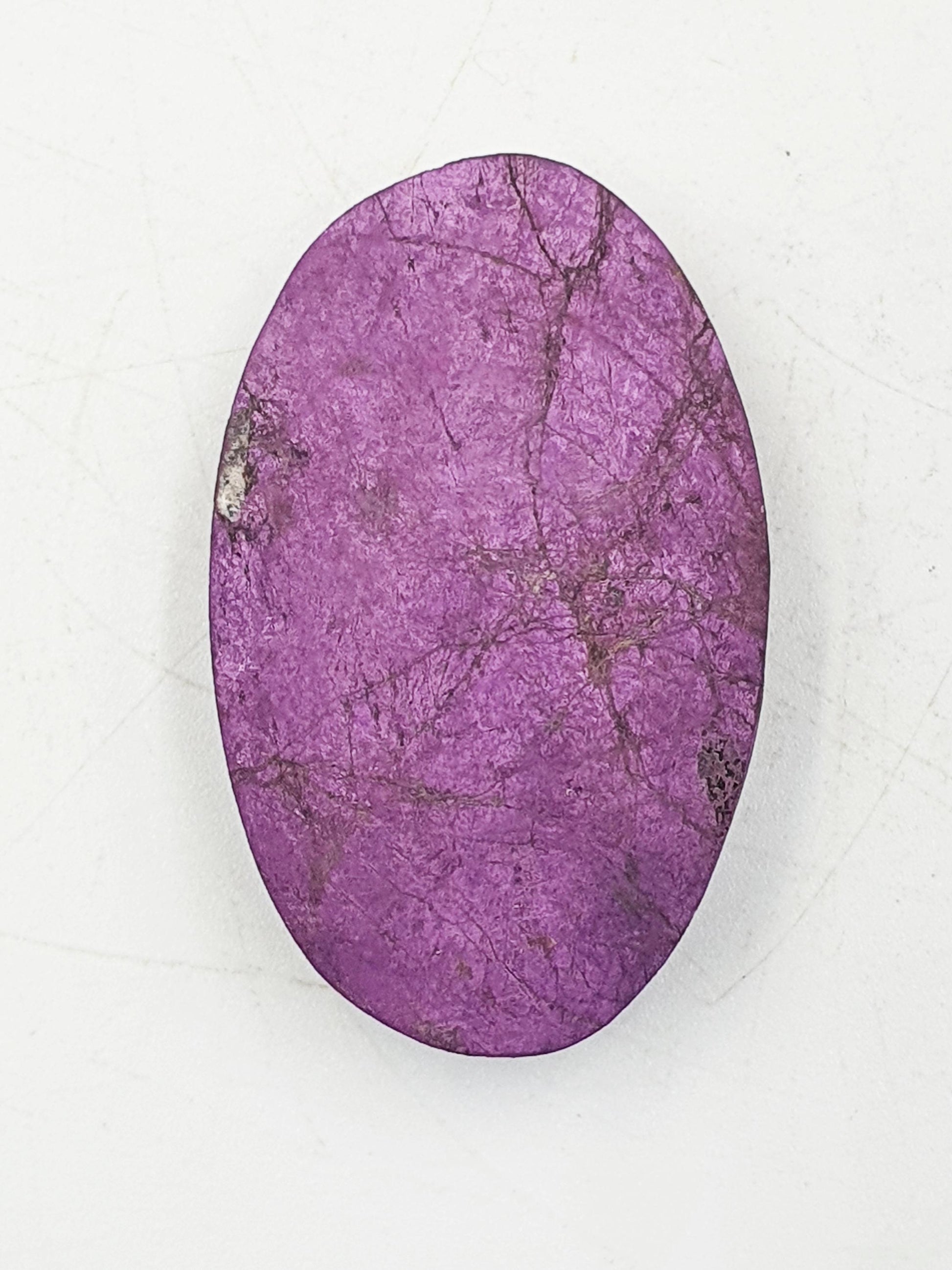 Cute Little Purpurite Palm / Purpurite Palm Stone / Purpurite Pocket Stone / Rare Palm Stone / Meditation Palm - 35g