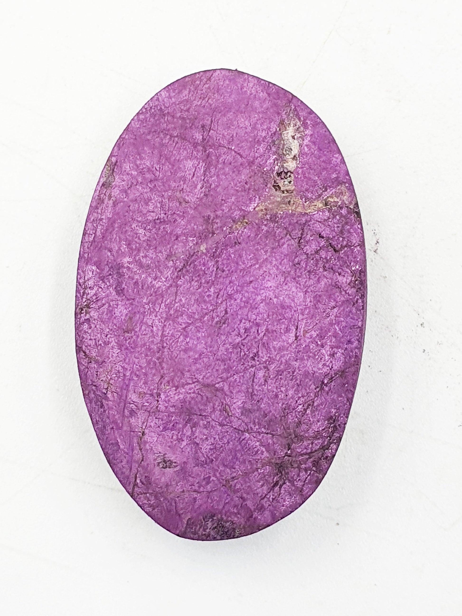 Cute Little Purpurite Palm / Purpurite Palm Stone / Purpurite Pocket Stone / Rare Palm Stone / Meditation Palm - 35g