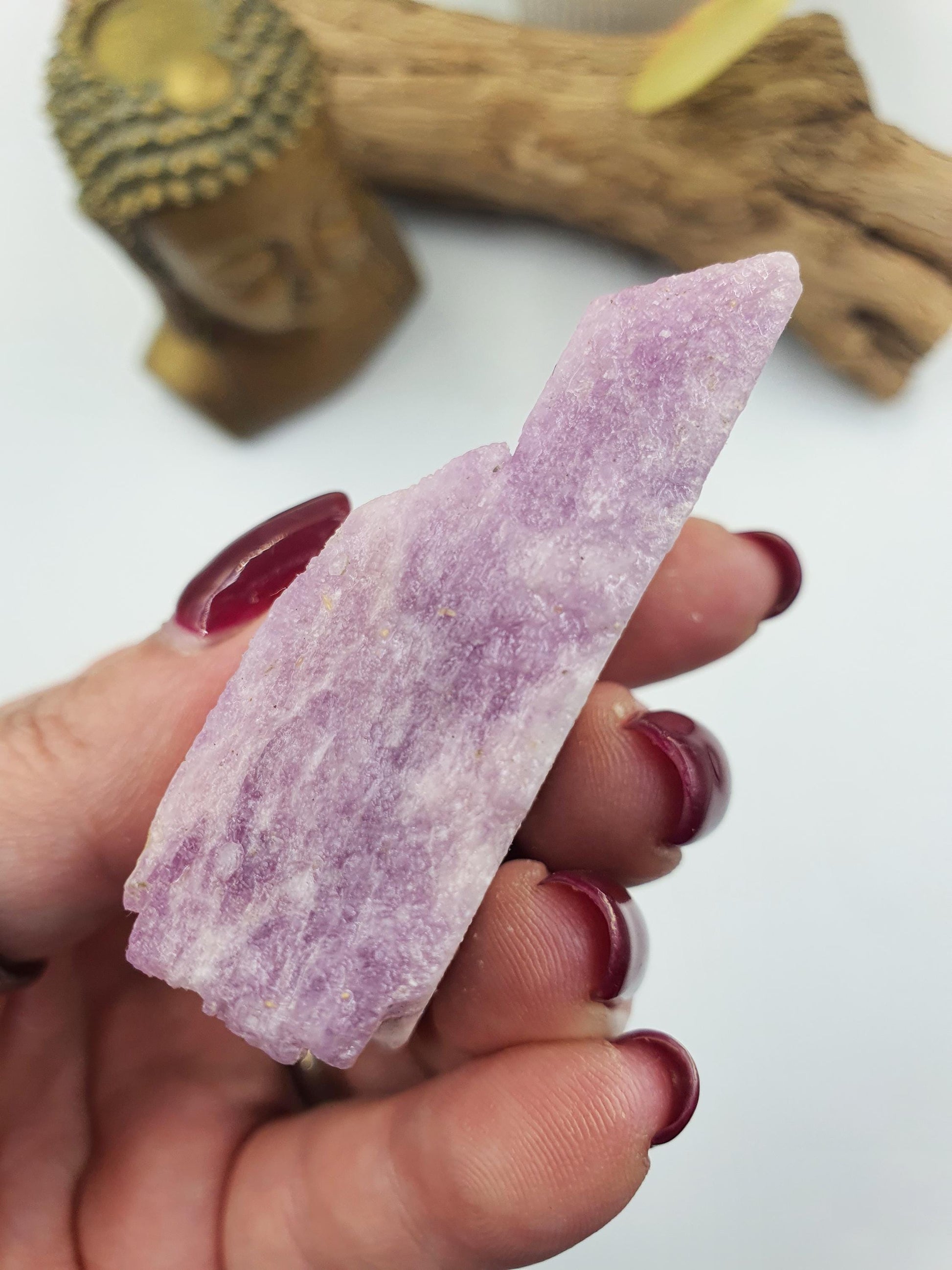 Flashy Raw Kunzite / Natural Kunzite / Kunzite Specimen / Kunzite Chunk / Raw Crystal - 105g