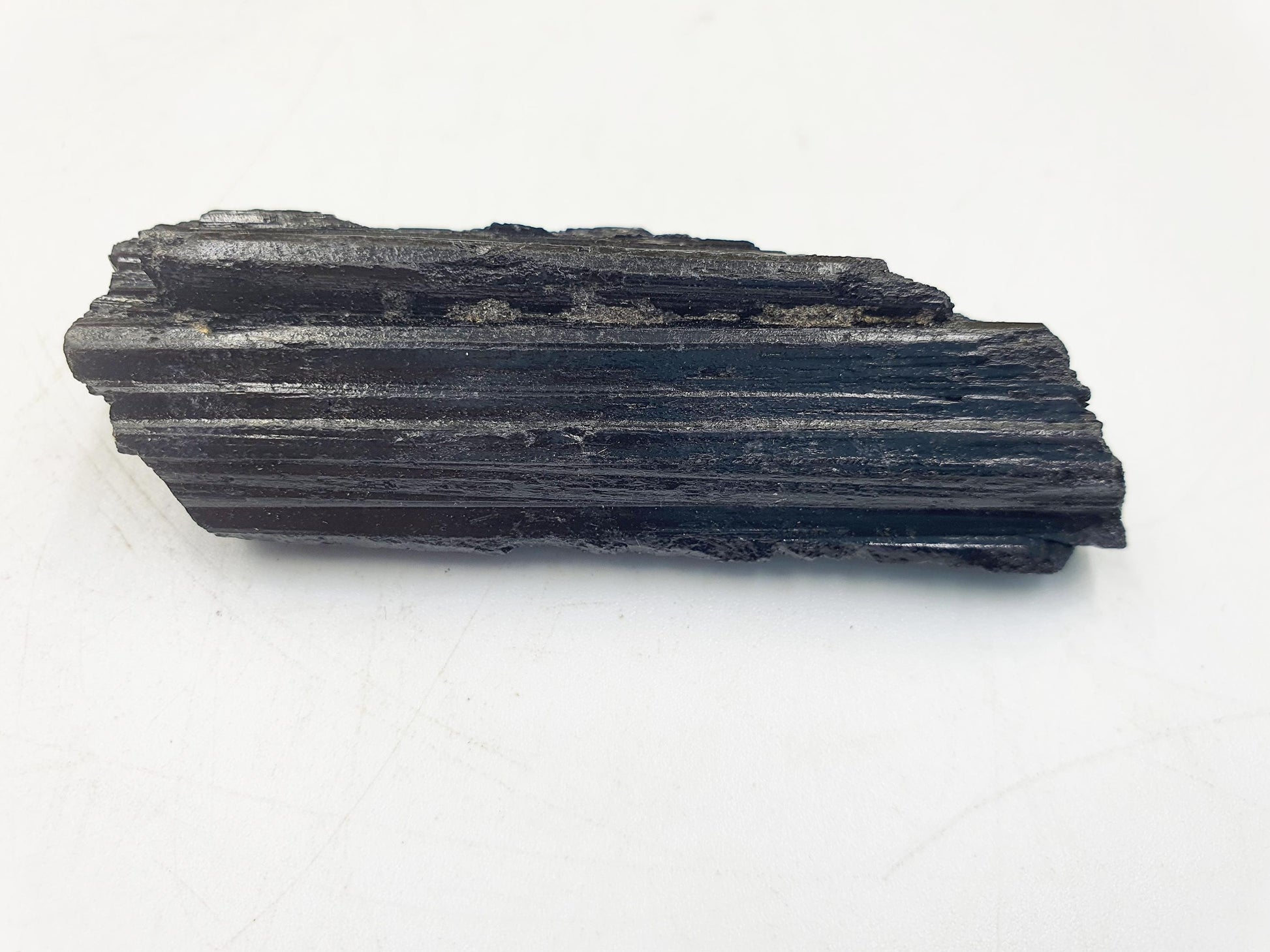 Little Flashy Raw Black Tourmaline / Raw Tourmaline / Raw Crystal / Tourmaline Specimen - 40g