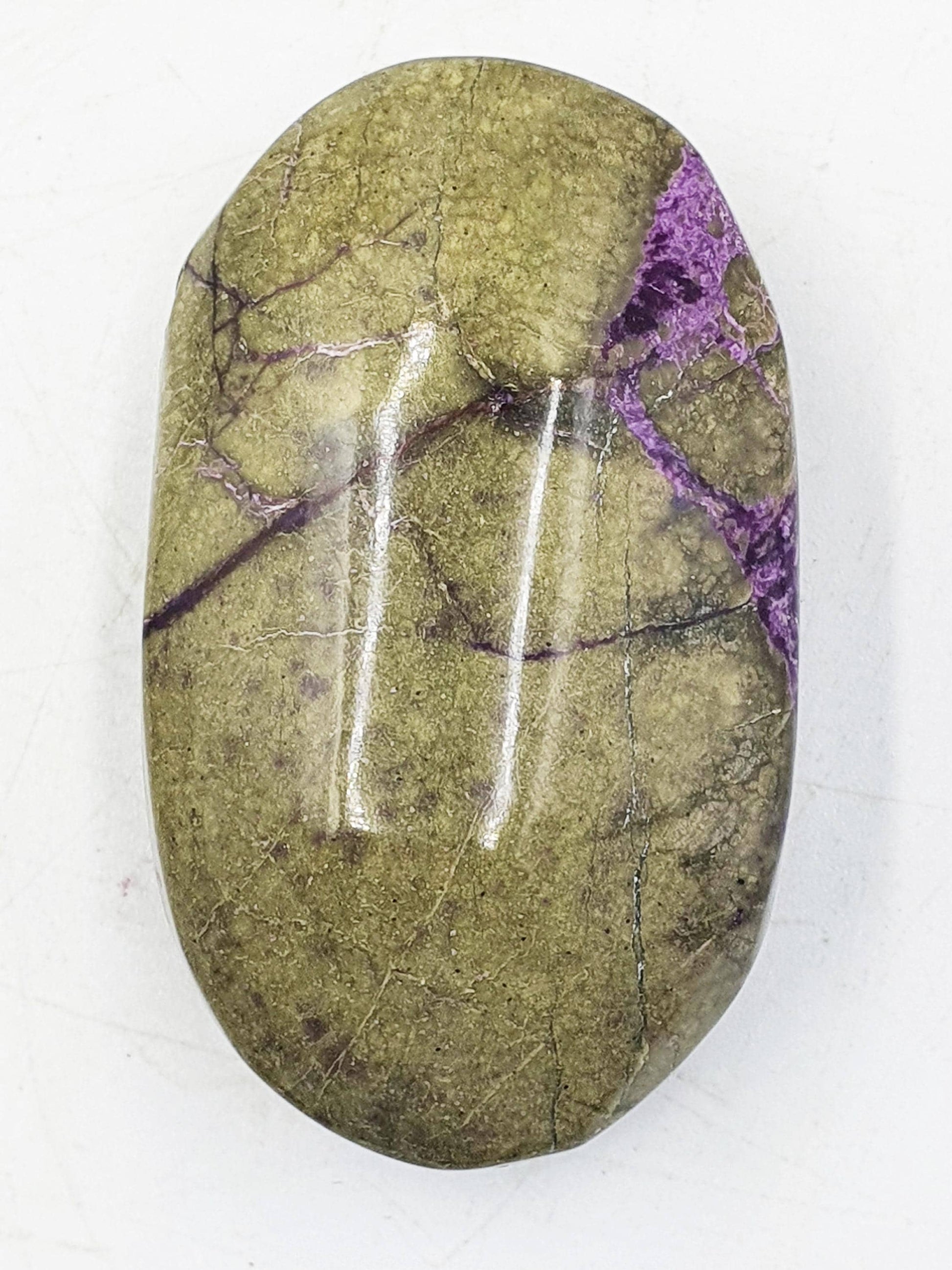 Beautiful Atlantisite Palm / Atlantisite Palm Stone / Collectors Crystal Palm / Reiki Crystal Palm / Meditation Stone - 65g
