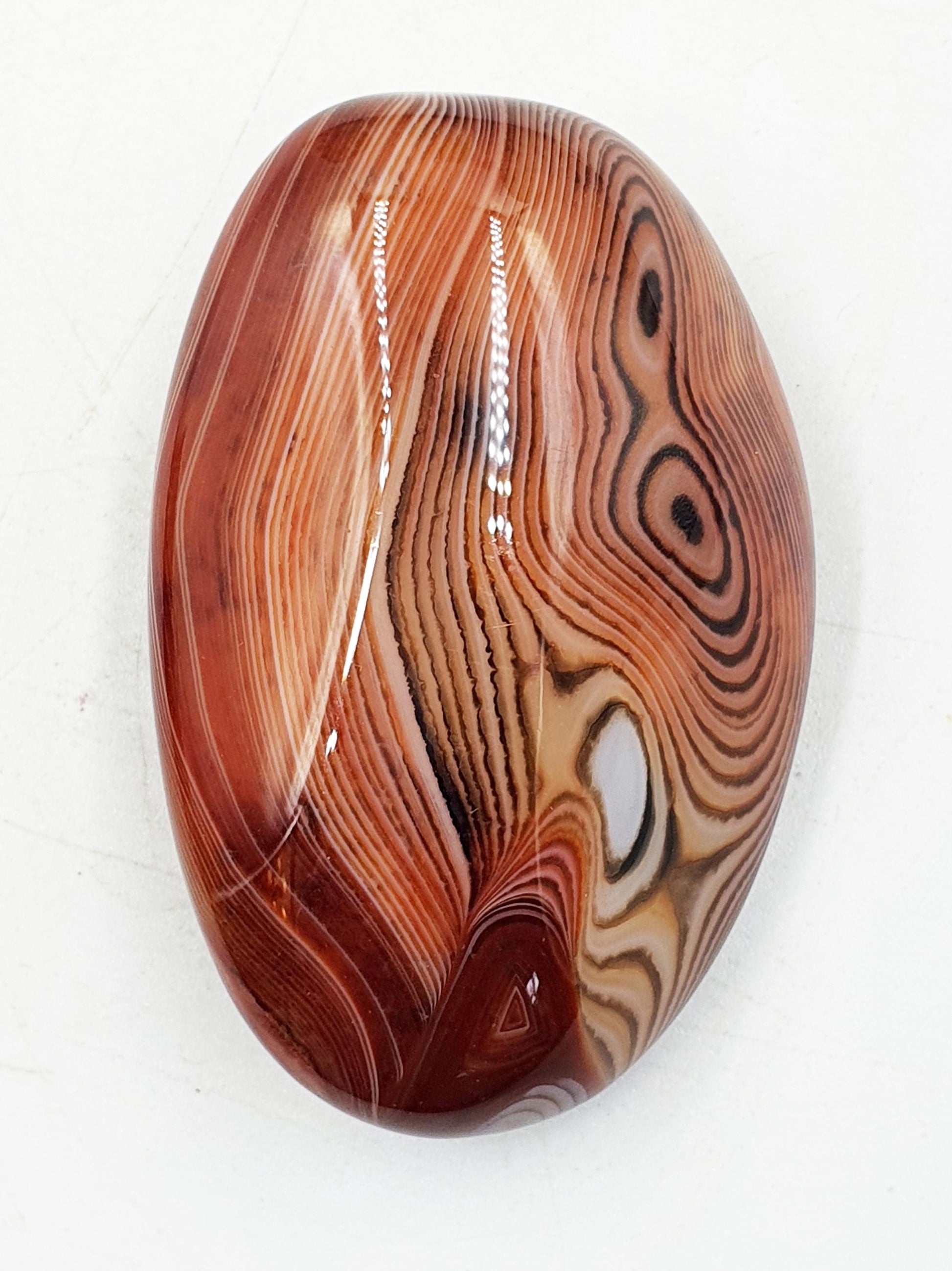 Beautiful Sardonyx Palm / Sardonyx Palm Stone / Healing Palm / Meditation Palm / Reiki Crystal Palm - 60g