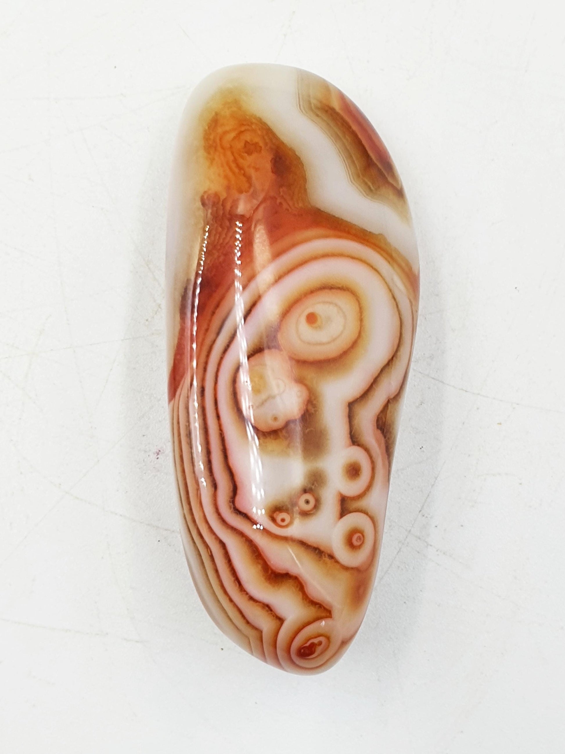 Unique Sardonyx Palm / Sardonyx Palm Stone / Healing Palm / Meditation Palm / Reiki Crystal Palm - 60g