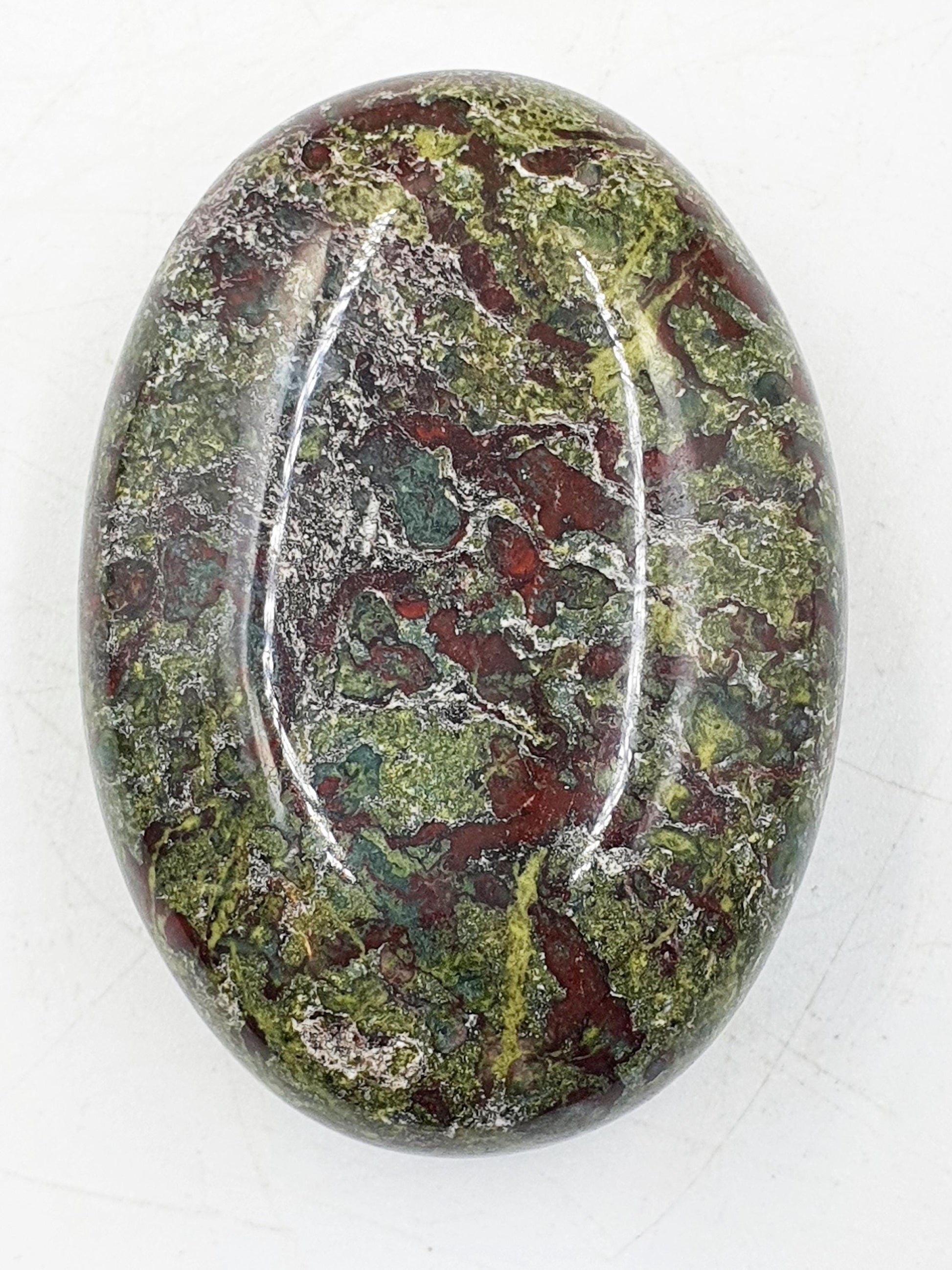 Dragon's Blood Palm / Dragon Blood Palm Stone / Dragon Blood Meditation Palm / Reiki Crystal Palm - 120g