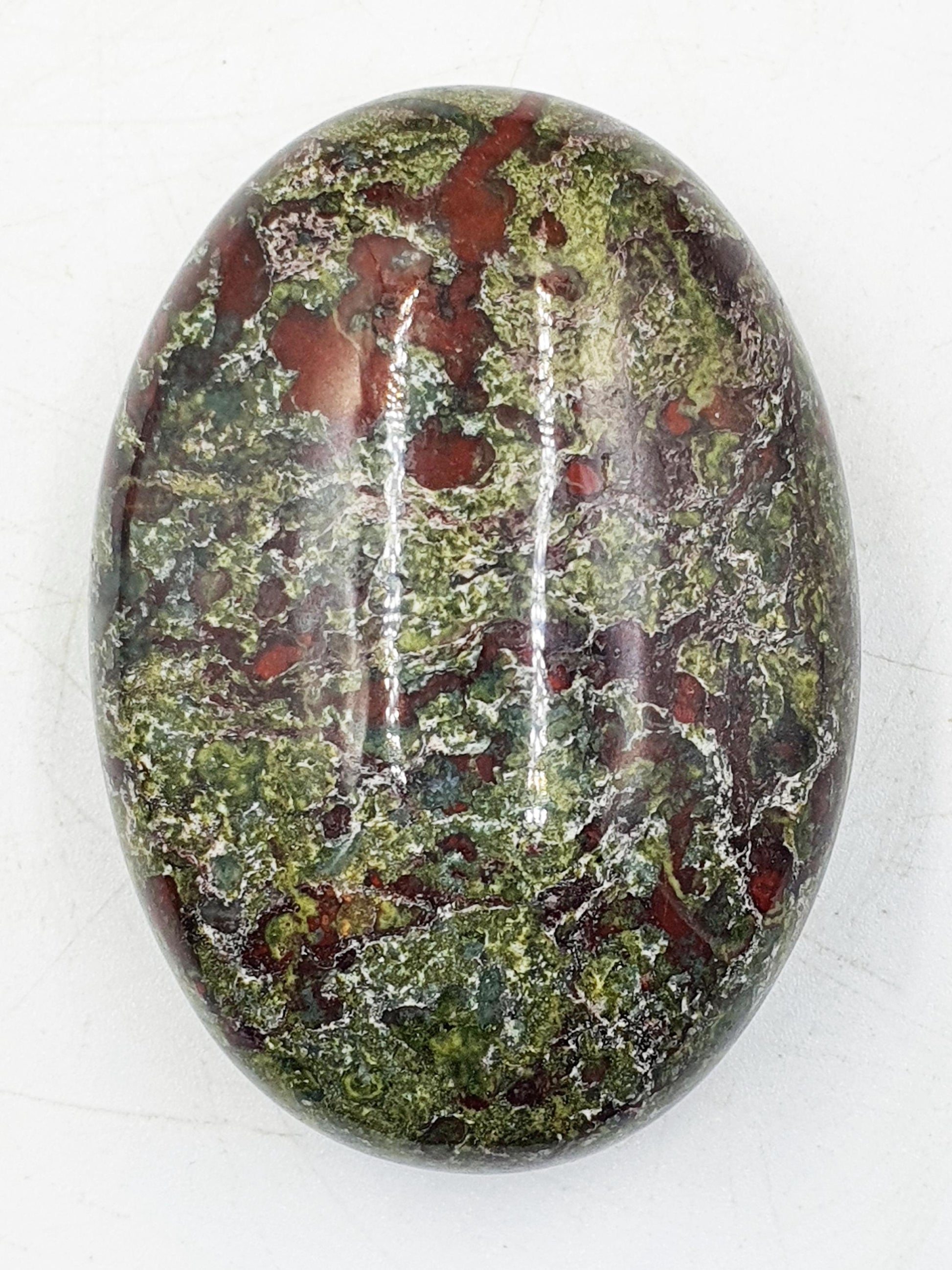 Dragon's Blood Palm / Dragon Blood Palm Stone / Dragon Blood Meditation Palm / Reiki Crystal Palm - 120g
