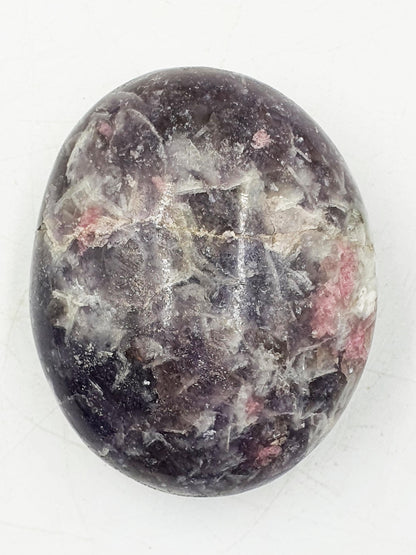Pretty Unicorn Stone Palm / Unicorn Palm Stone / Pegmatite Palm / Pocket Crystal / Meditation Palm / Reiki Crystal Palm - 115g