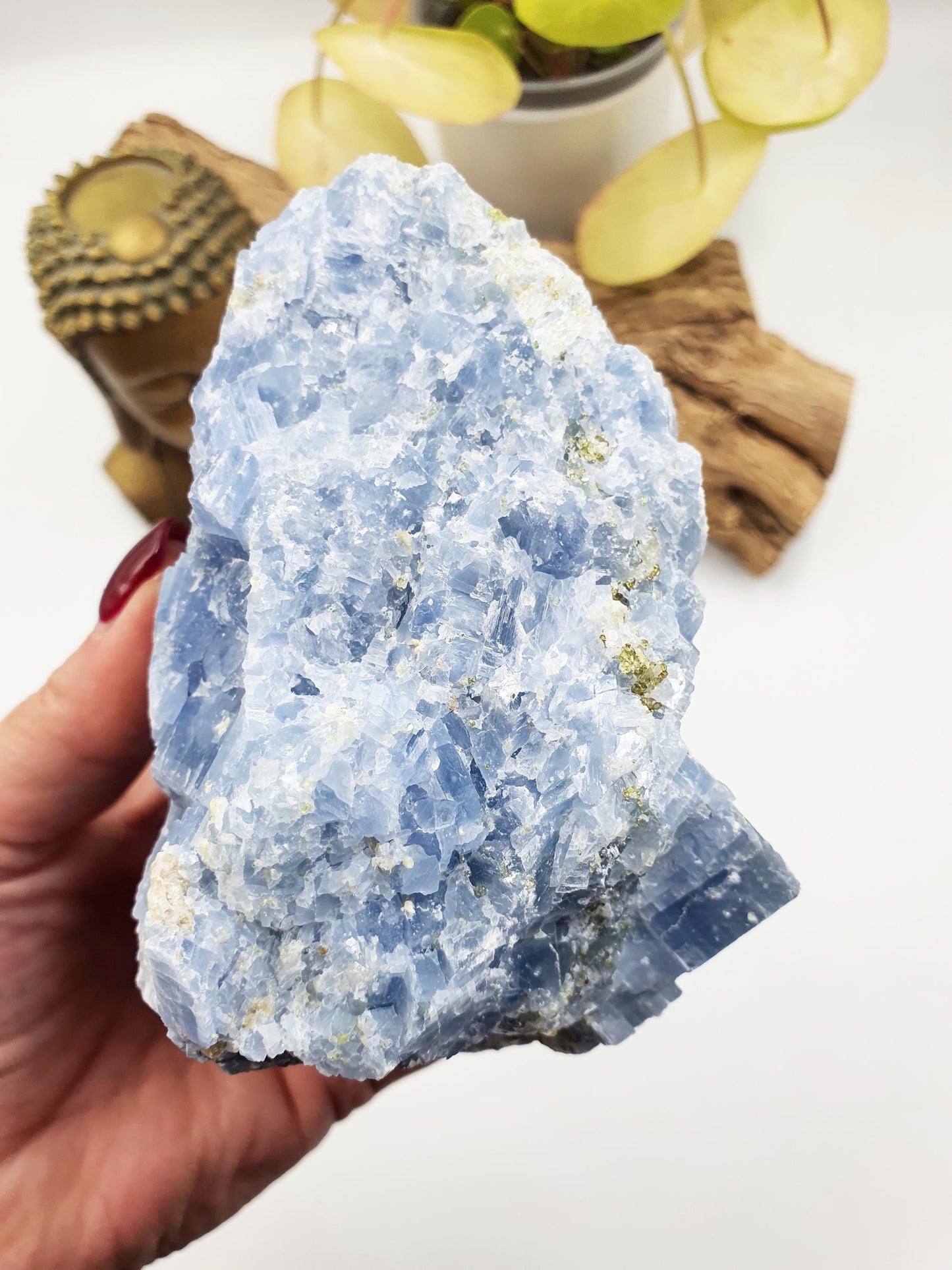 Stunning Large Raw Celestite / Raw Celestite Specimen / Sparkly Large Raw Celestite Piece / Celstite Chunk - 945g