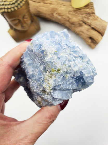 Stunning Large Raw Celestite / Raw Celestite Specimen / Sparkly Large Raw Celestite Piece / Celstite Chunk - 945g