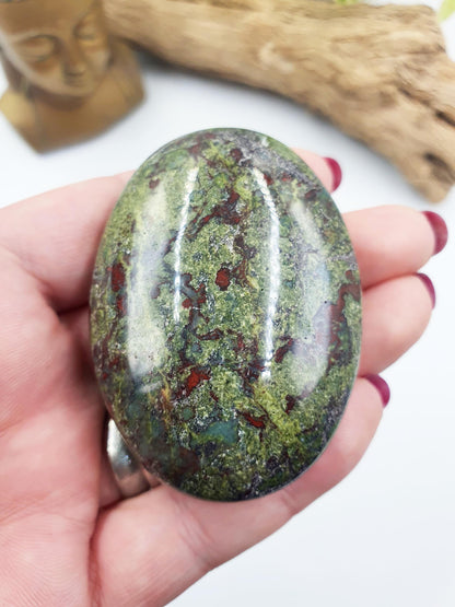 Dragon's Blood Palm / Dragon Blood Palm Stone / Dragon Blood Meditation Palm - 115g