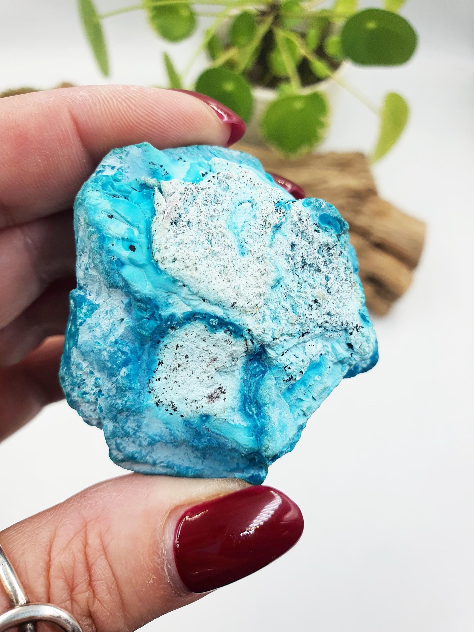 Stunning Raw Chrysocolla / Chrysocolla Crystal Specimen / Rough Chrysocolla / Chrysocolla Chunk - 85g