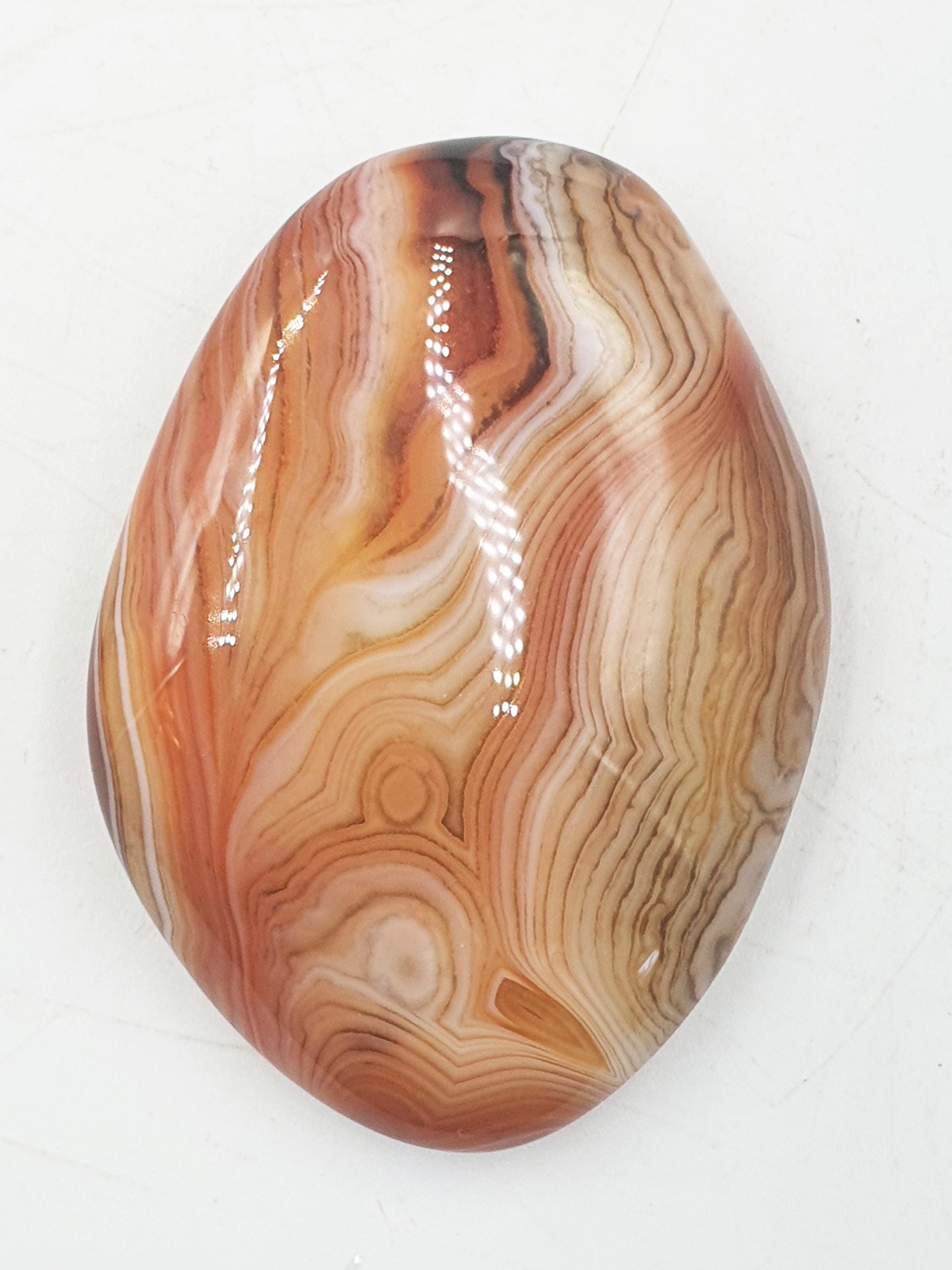 Stunning Sardonyx Palm / Sardonyx Palm Stone / Healing Palm / Meditation Palm / Reiki Crystal Palm - 45g