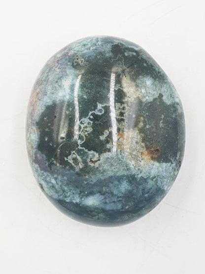 Large Ocean Jasper Palm / Ocean Jasper Palm stone / OJ Palm / Meditation Palm / Reiki Crystal Palm - 160g
