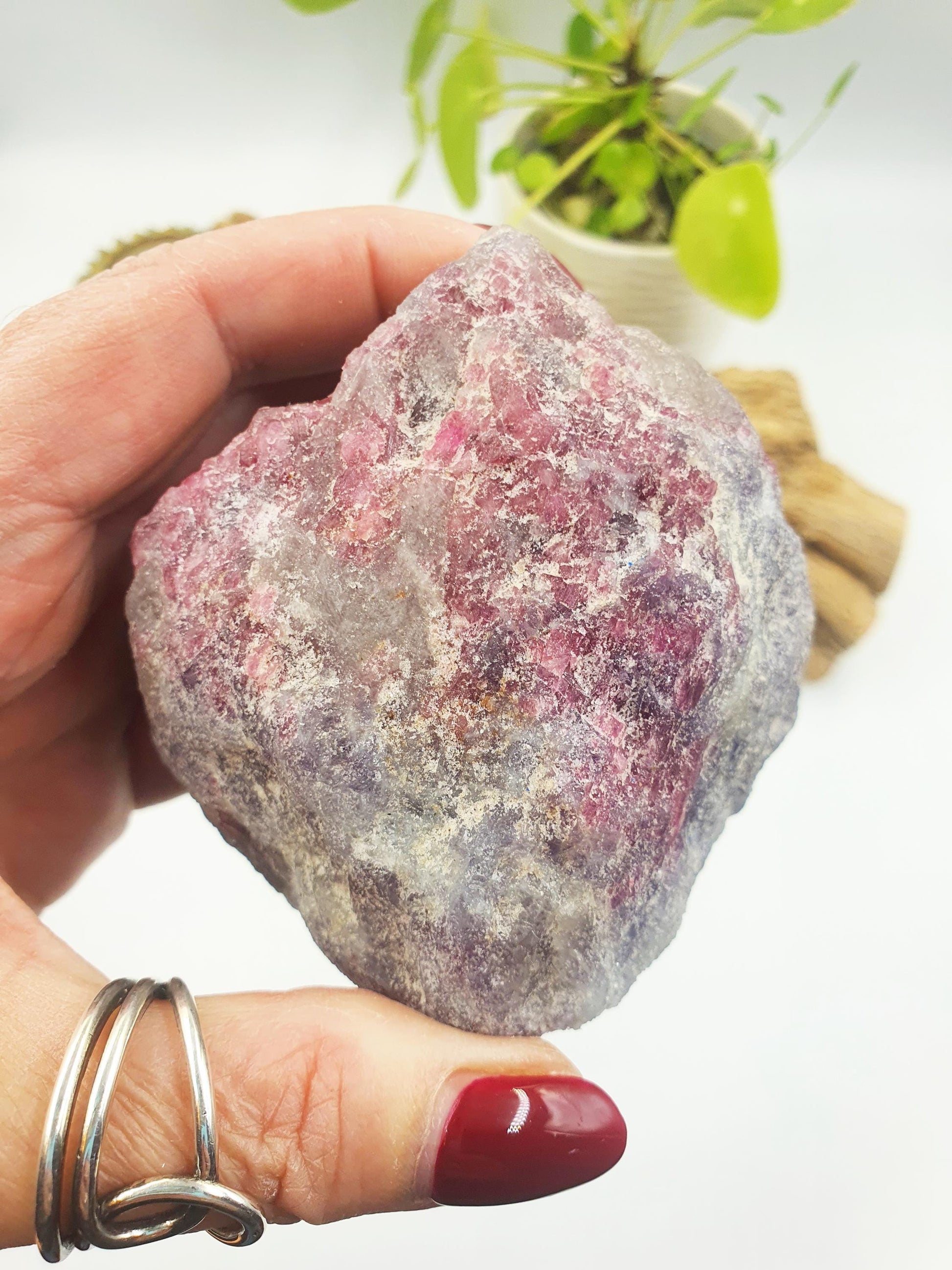 Raw Unicorn Stone / Rough Unicorn Stone / Pegmatite Specimen / Raw Pegmatite Crystal / Unicorn Chunk - 395g
