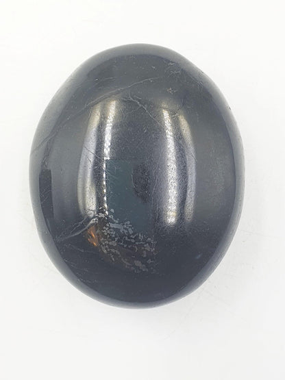 Large Black Tourmaline Palm / Tourmaline Palmstone / Meditation Palm / Reiki Crystal Palm - 155g