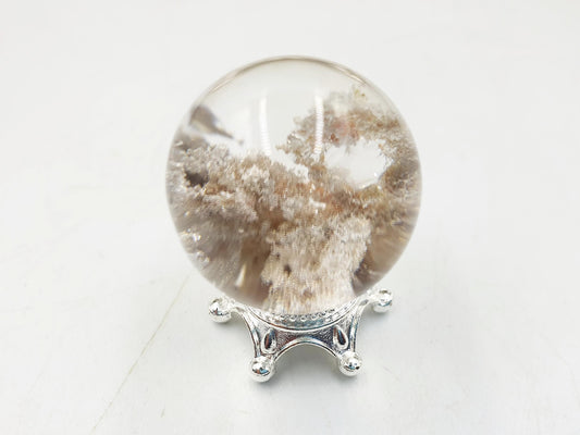 Gorgeous Little Garden Quartz Sphere/Lodolite Quartz Mini Sphere / Collectors Mini Sphere - 21mm