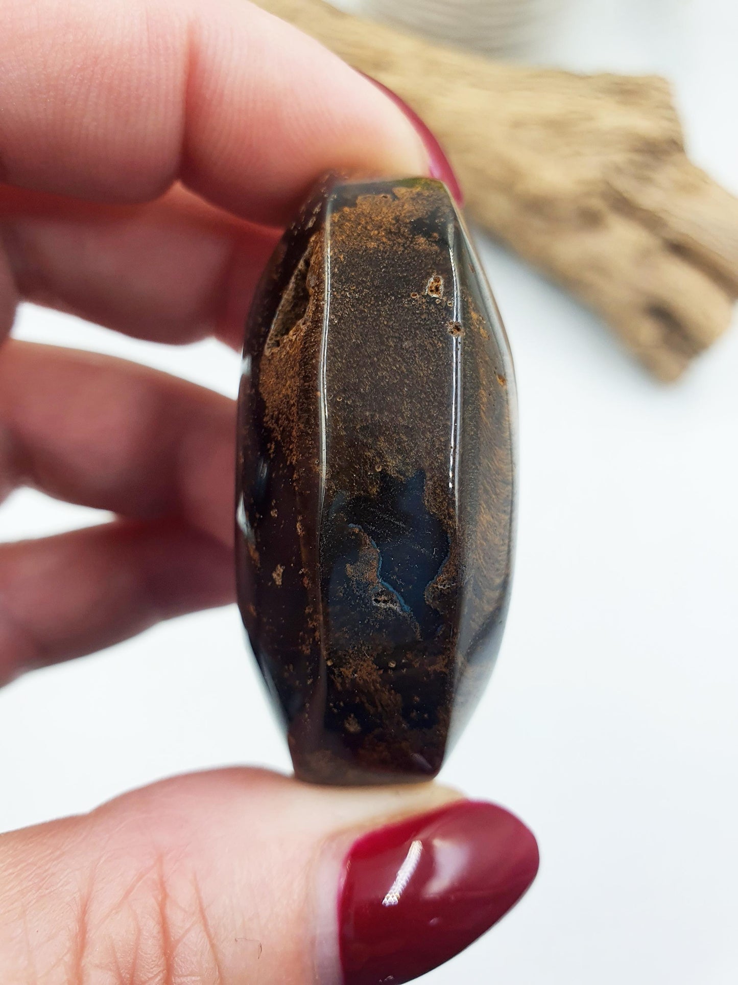Flashy Yellow Tigers Eye Palm / Tiger's Eye Palm Stone / Pocket Crystal / Meditation Palm / Reiki Crystal Palm - 60g