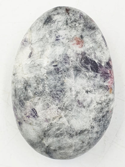 Beautiful Unicorn Stone Palm / Unicorn Palm Stone / Pegmatite Palm / Pocket Crystal / Meditation Palm / Reiki Crystal Palm - 75g
