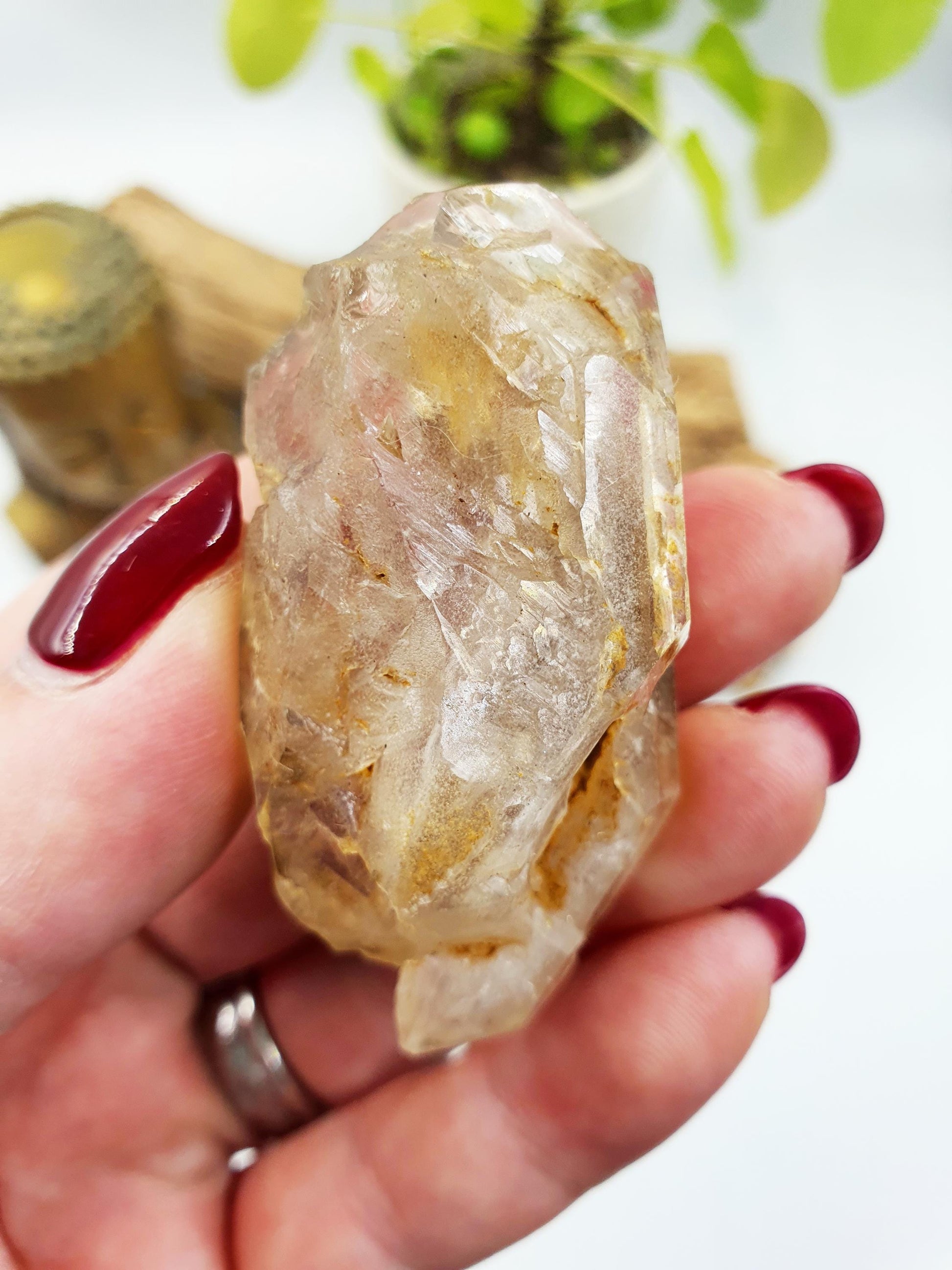 Elestial Quartz Specimen / Quartz Specimen / Raw Elestial / Raw Rare Quartz - 47g