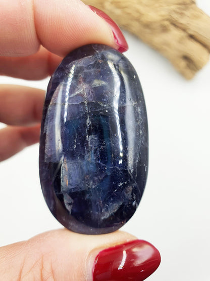 Stunning Flashy Sparkly Iolite Palm / Iolite Palm Stone / Rare Crystal Palm / Meditation Palm / Collectors Palm - 40g