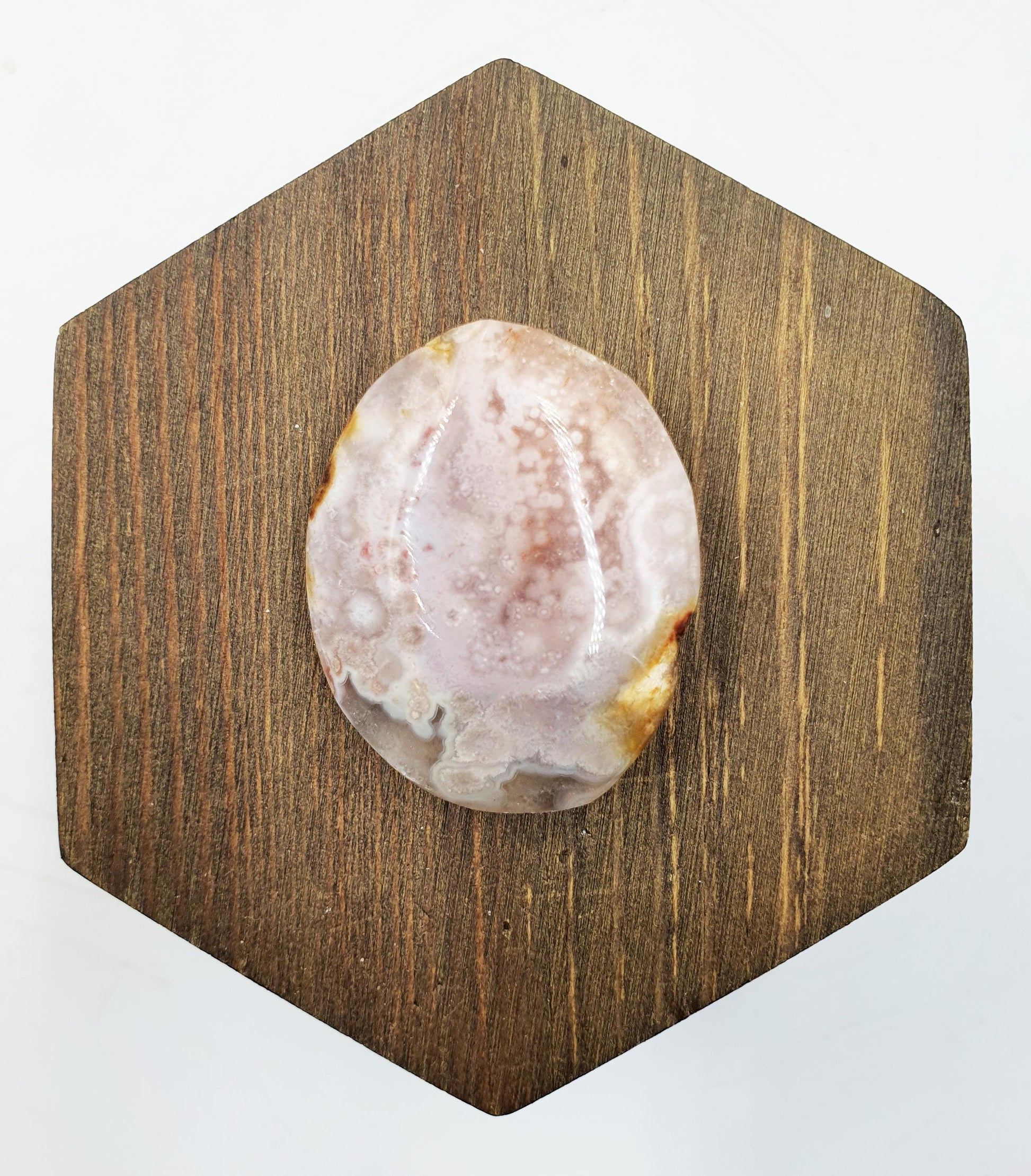 Little Pink Amethyst Palm / Pink Amethyst Palm Stone / Pocket Crystal / Meditation Palm / Reiki Crystal Palm - 25g