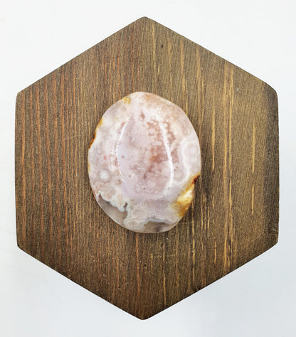 Little Pink Amethyst Palm / Pink Amethyst Palm Stone / Pocket Crystal / Meditation Palm / Reiki Crystal Palm - 25g