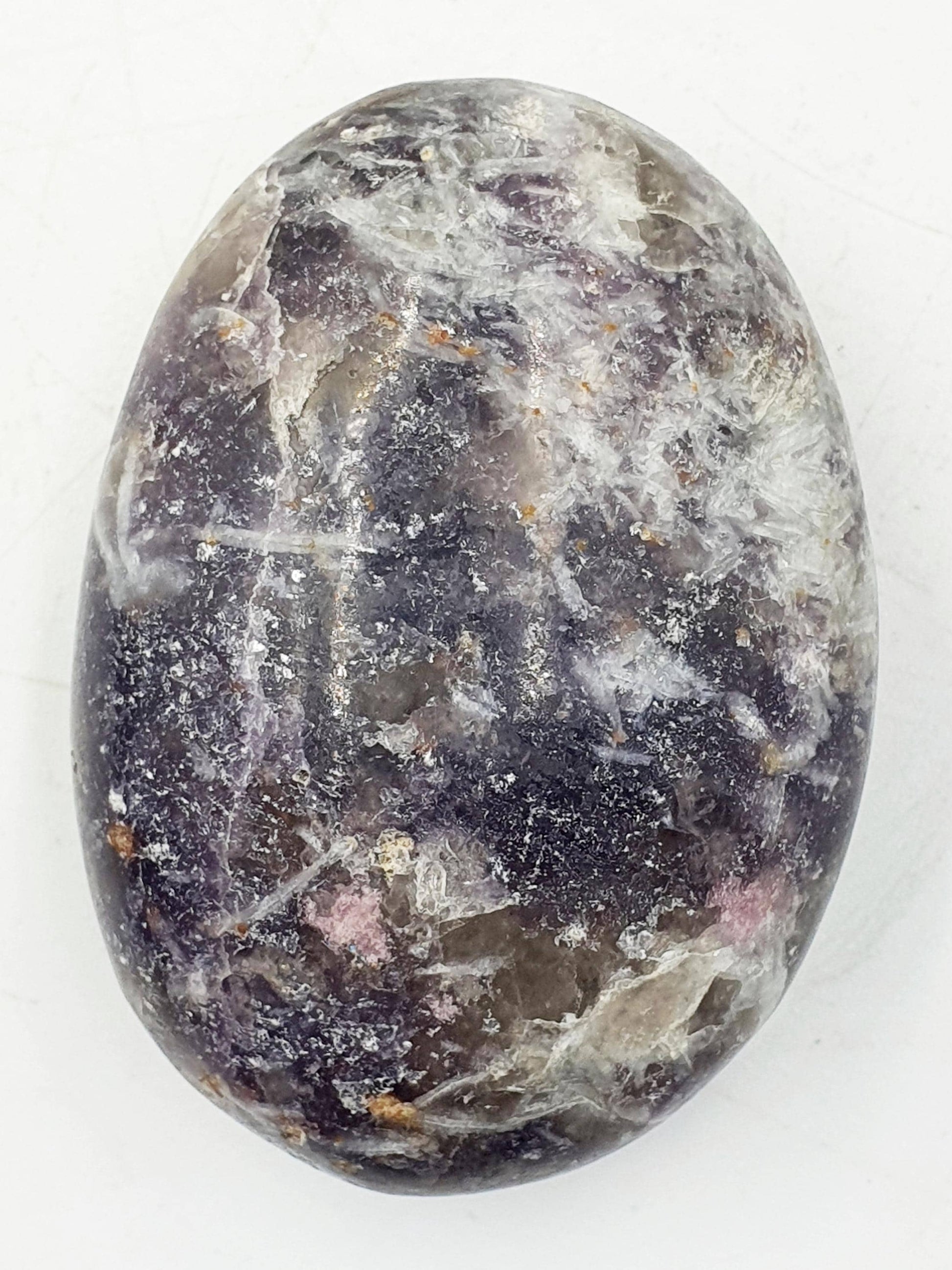 Large Sparkly Unicorn Stone Palm / Unicorn Palm Stone / Pegmatite Palm / Pocket Crystal / Meditation Palm / Reiki Crystal Palm - 90g