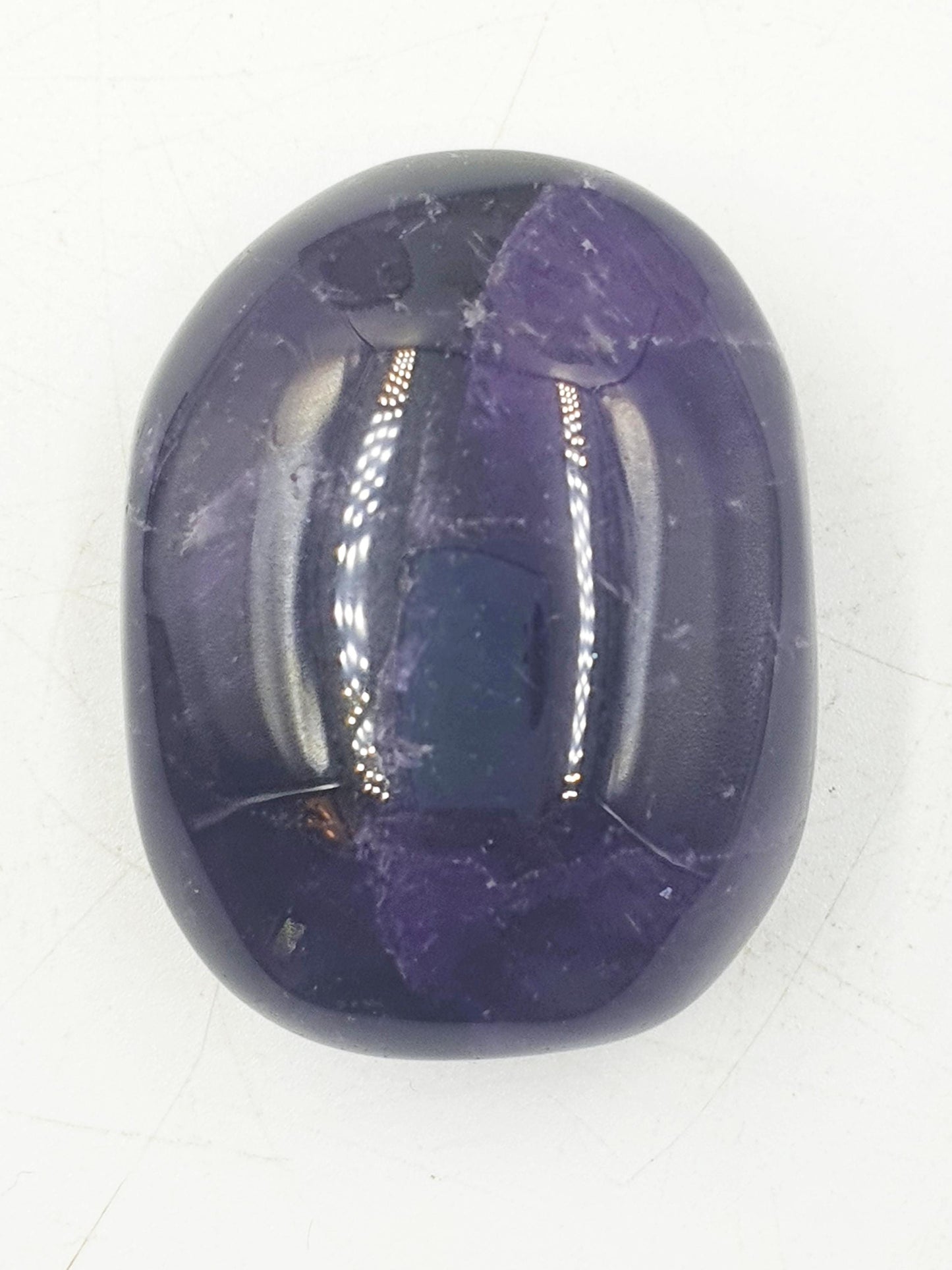 Amethyst Palm / Amethyst Palm Stone / Amethyst Pocket Stone / Crystal Healing / Meditation Palm - 75g