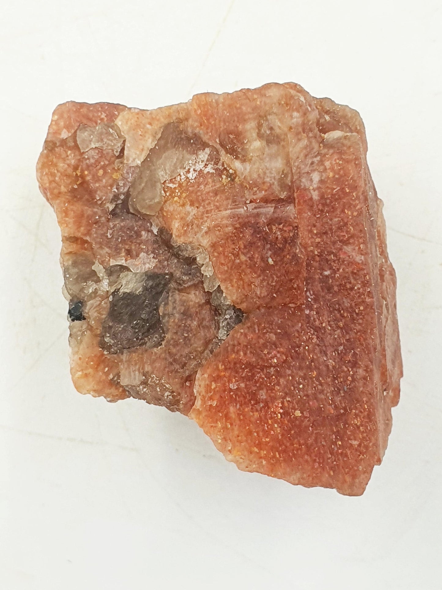 Flashy Raw Sunstone / Sunstone Specimen / Rough Sunstone / Natural Sunstone Chunk - 90g