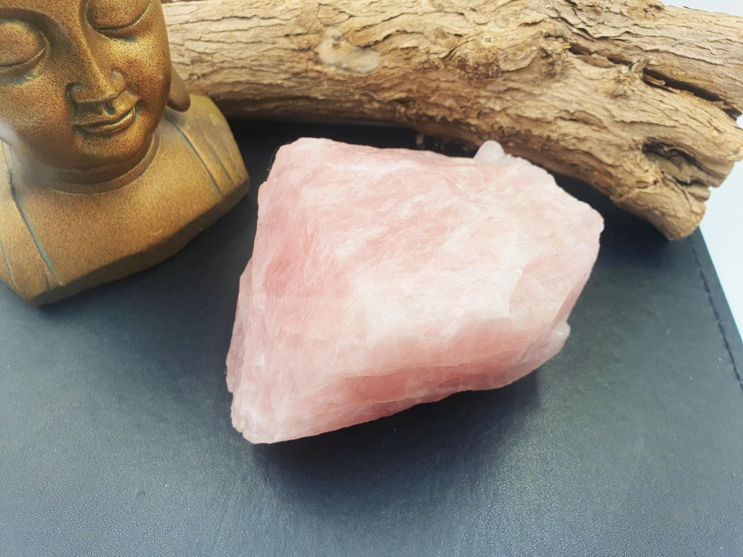 Large Raw Rose Quartz / Rose Quartz Chunk / Raw Rose Quartz / Large Raw Crystal / Home Decor - 965g
