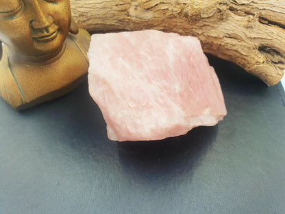 Large Raw Rose Quartz / Rose Quartz Chunk / Raw Rose Quartz / Large Raw Crystal / Home Decor - 965g