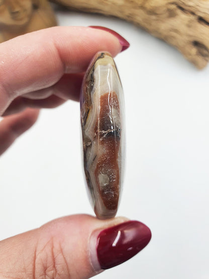 Beautiful Amethyst Agate Palm / Amethyst Agate Palm Stone / Amethyst Palm / Amethyst Agate / Reiki Crystal Palm - 45g
