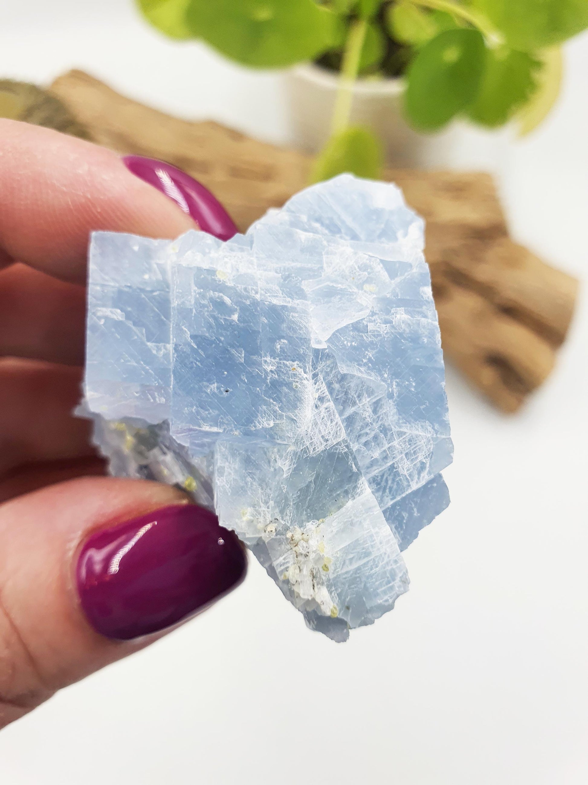 Stunning Raw Celestite / Raw Celestite Specimen / Sparkly Large Raw Celestite Piece / Celstite Chunk - 75g
