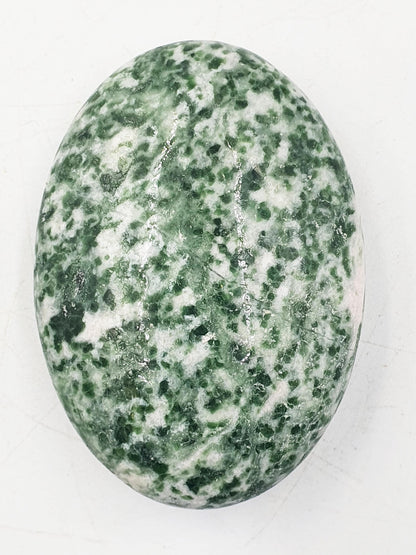 Tree Agate Palm / Tree Agate Palm Stone / Grass Agate Palm / Reiki Crystal Palm / Meditation Palm - 95g