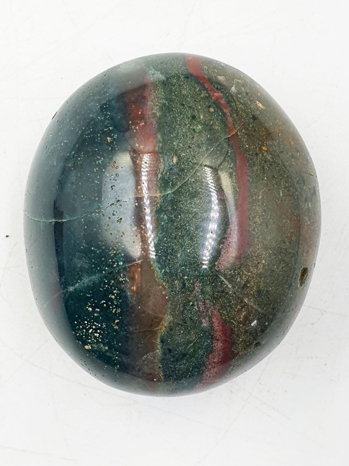 Beautiful Colourful Ocean Jasper Palm / Ocean Jasper Palm stone / OJ Palm / Pocket Crystal / Meditation Palm / Reiki Crystal Palm - 110g