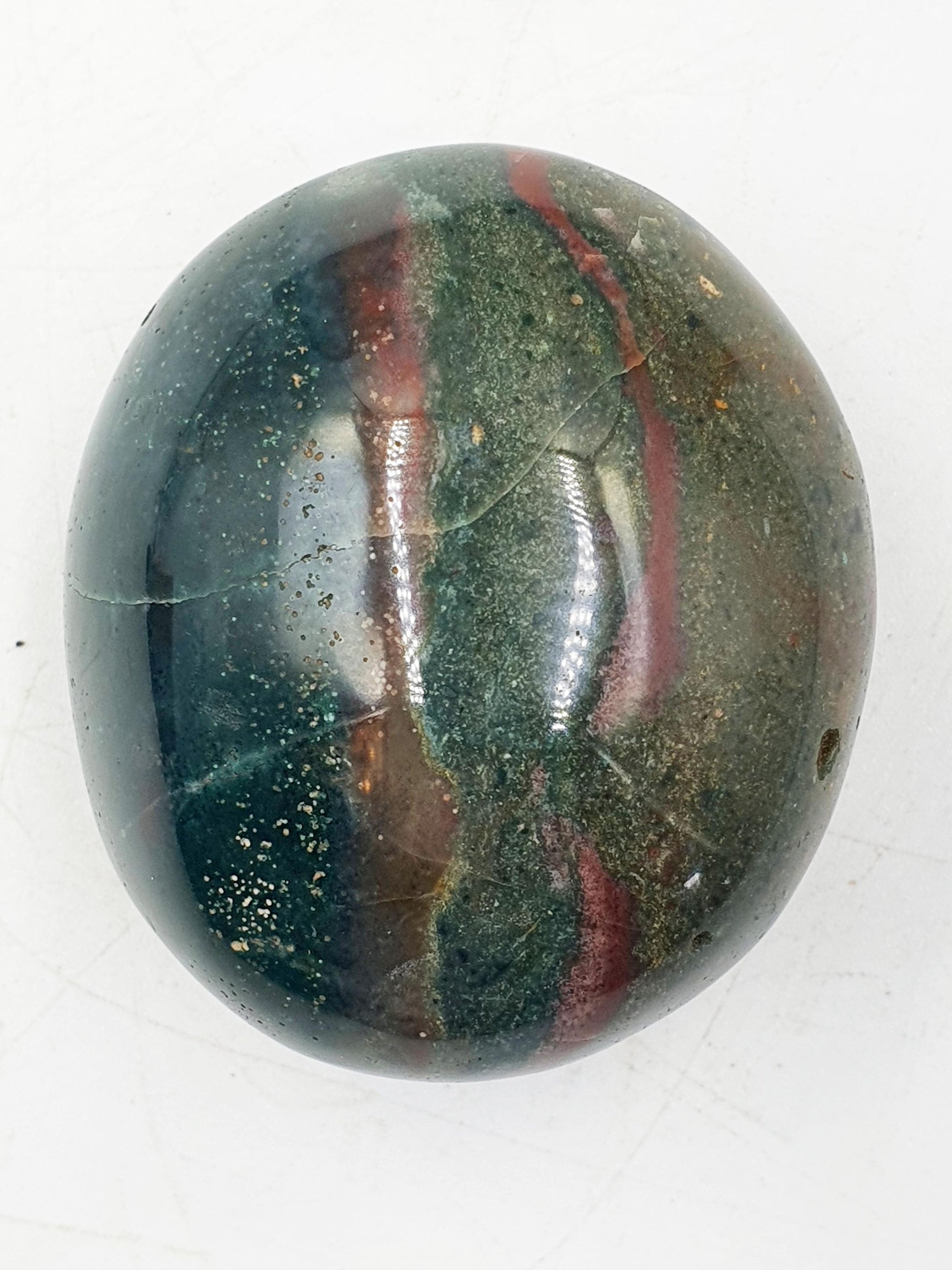 Beautiful Colourful Ocean Jasper Palm / Ocean Jasper Palm stone / OJ Palm / Pocket Crystal / Meditation Palm / Reiki Crystal Palm - 110g