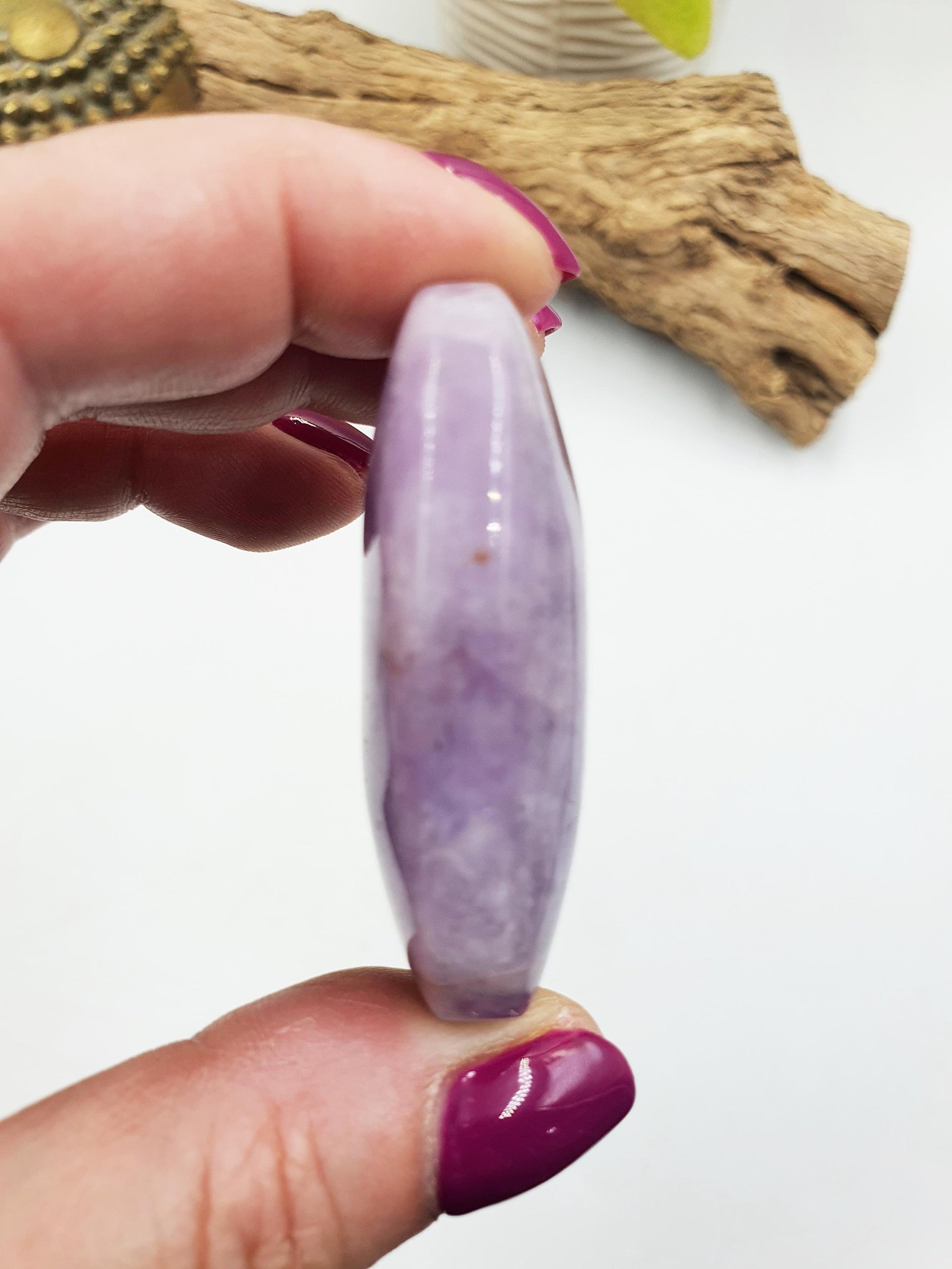 Beautiful Amethyst Agate Palm / Amethyst Agate Palm Stone / Amethyst Palm / Amethyst Agate / Reiki Crystal Palm - 45g