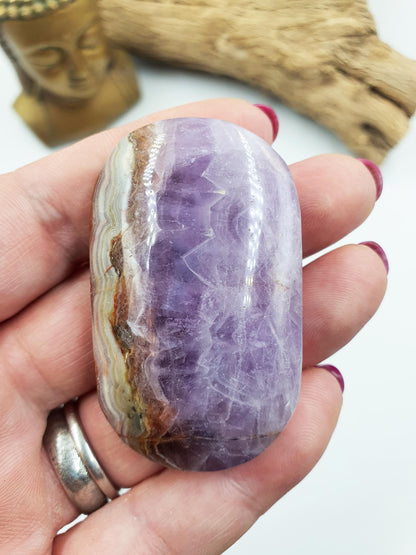 Beautiful Amethyst Agate Palm / Amethyst Agate Palm Stone / Amethyst Palm / Amethyst Agate / Reiki Crystal Palm - 45g