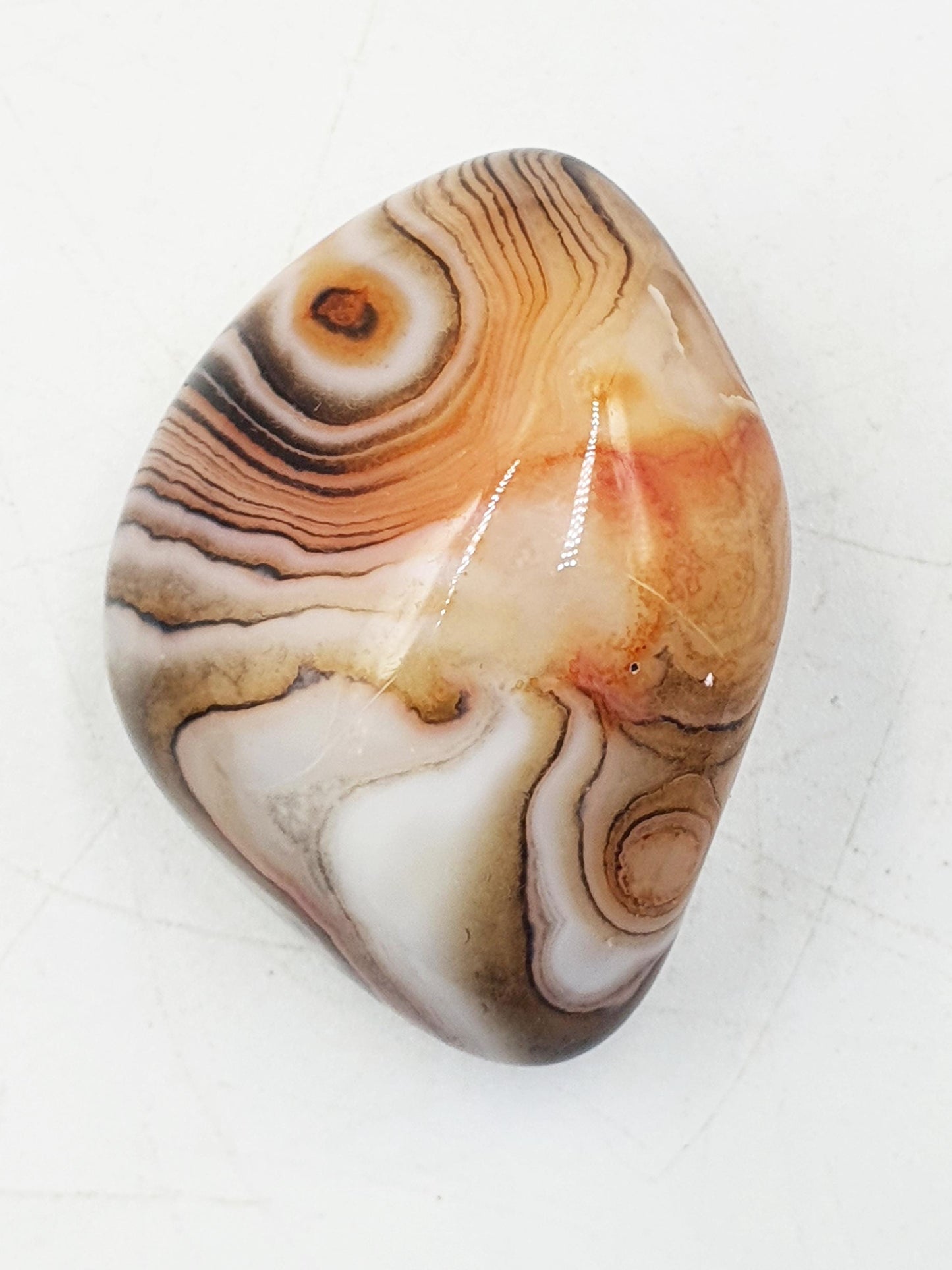 Beautiful Sardonyx Palm / Sardonyx Palm Stone / Healing Palm / Meditation Palm / Reiki Crystal / Banded Palm - 40g