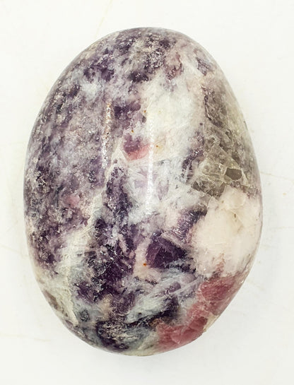Pretty Unicorn Stone Palm / Unicorn Palm Stone / Pegmatite Palm / Pocket Crystal / Meditation Palm / Reiki Crystal Palm - 65g