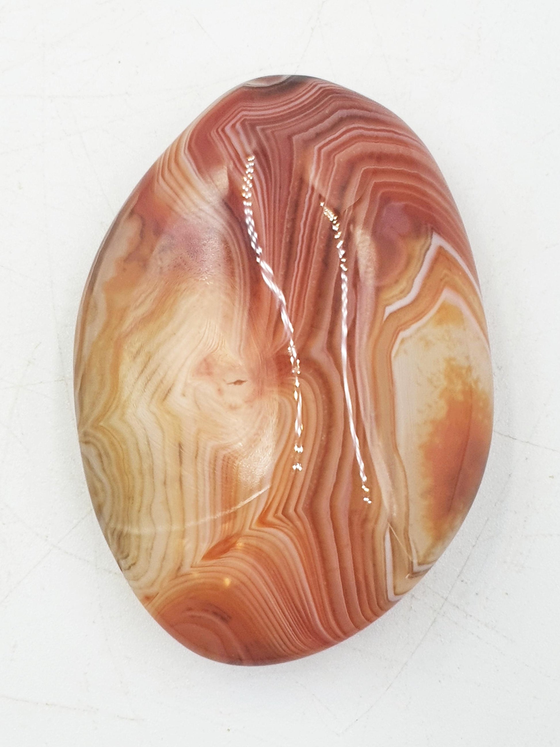 Stunning Sardonyx Palm / Sardonyx Palm Stone / Healing Palm / Meditation Palm / Reiki Crystal Palm - 45g