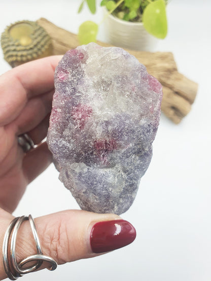 Raw Unicorn Stone / Rough Unicorn Stone / Pegmatite Specimen / Raw Pegmatite Crystal / Unicorn Chunk - 395g