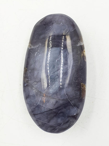 Beautiful Petrified Wood Palm / Petrified Wood Palm Stone / Meditation Palm / Reiki Crystal Palm - 75g