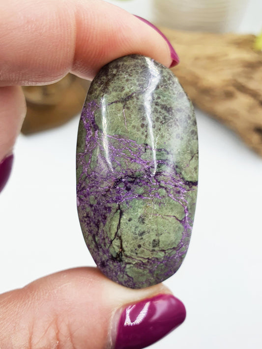 Little Stunning Atlantisite Palm / Atlantisite Palm Stone / Collectors Crystal Palm / Reiki Crystal Palm / Meditation Stone - 25g