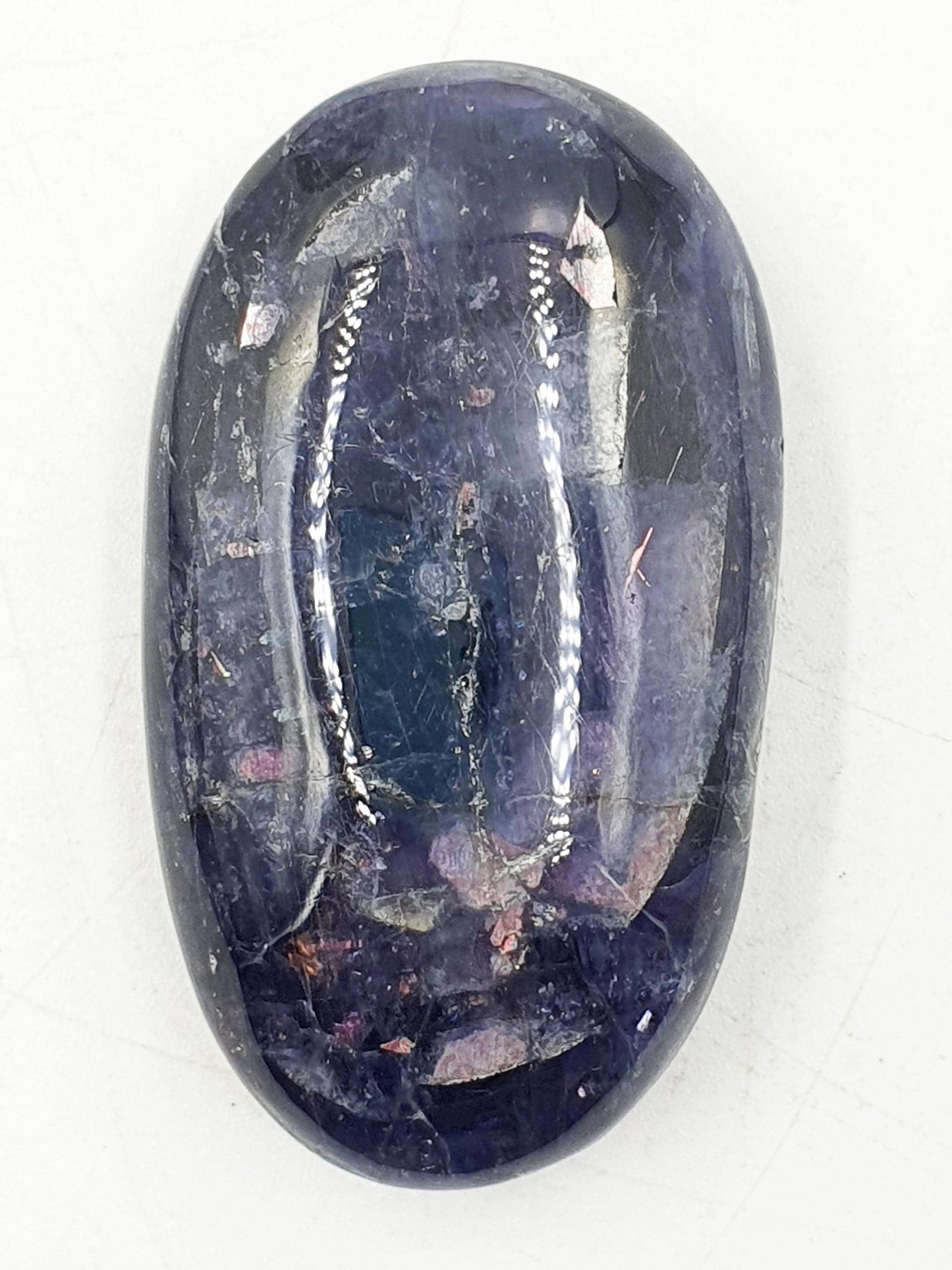 Stunning Flashy Sparkly Iolite Palm / Iolite Palm Stone / Rare Crystal Palm / Meditation Palm / Collectors Palm - 40g