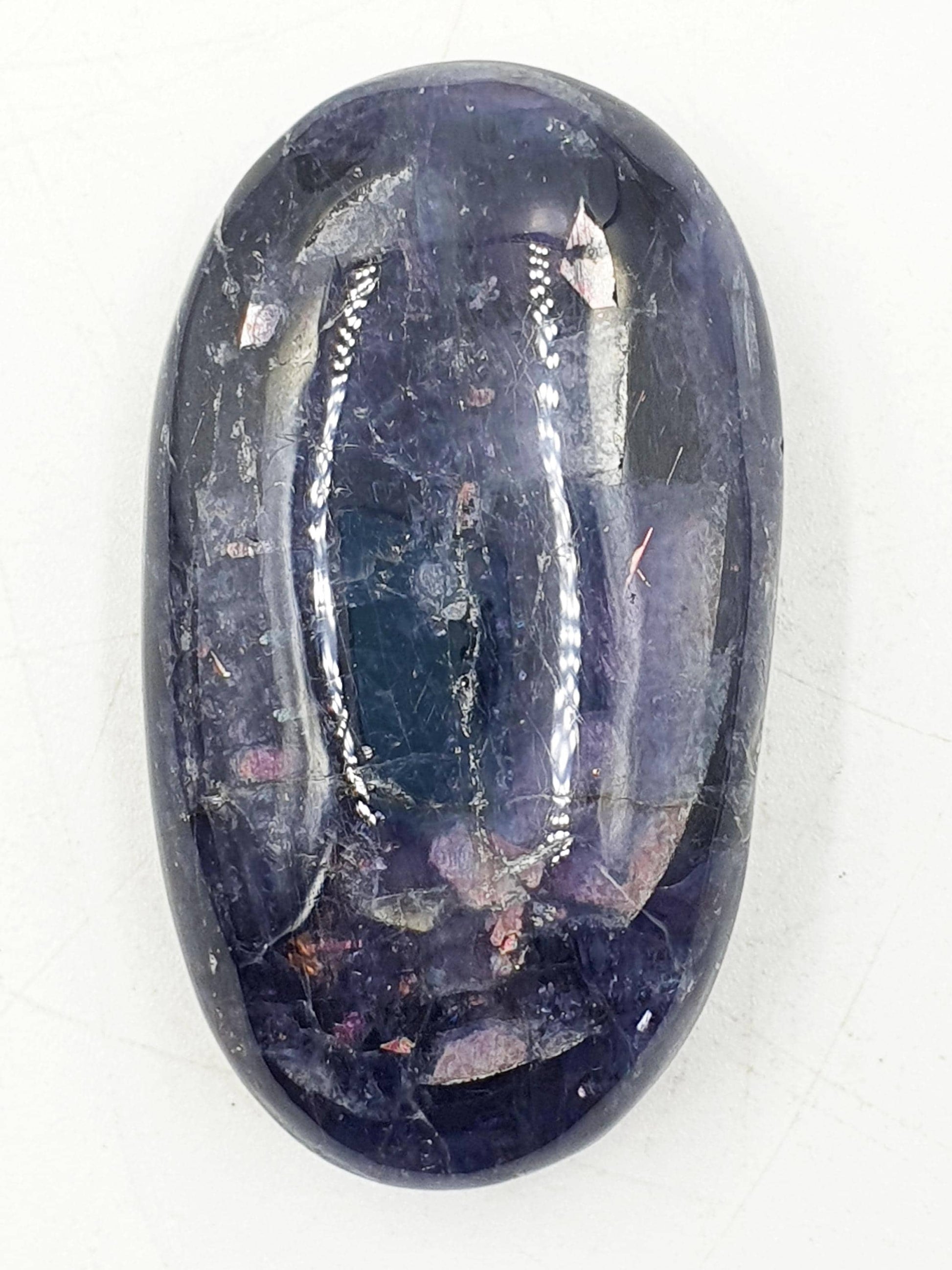 Stunning Flashy Sparkly Iolite Palm / Iolite Palm Stone / Rare Crystal Palm / Meditation Palm / Collectors Palm - 40g